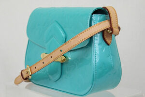 Louis Vuitton Bag Shoulder Vernis Blue Patent Vernis Bellflower Lagoon